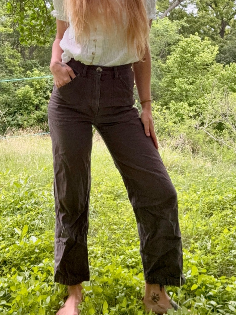 Mollusk Painter Pants in washed black
